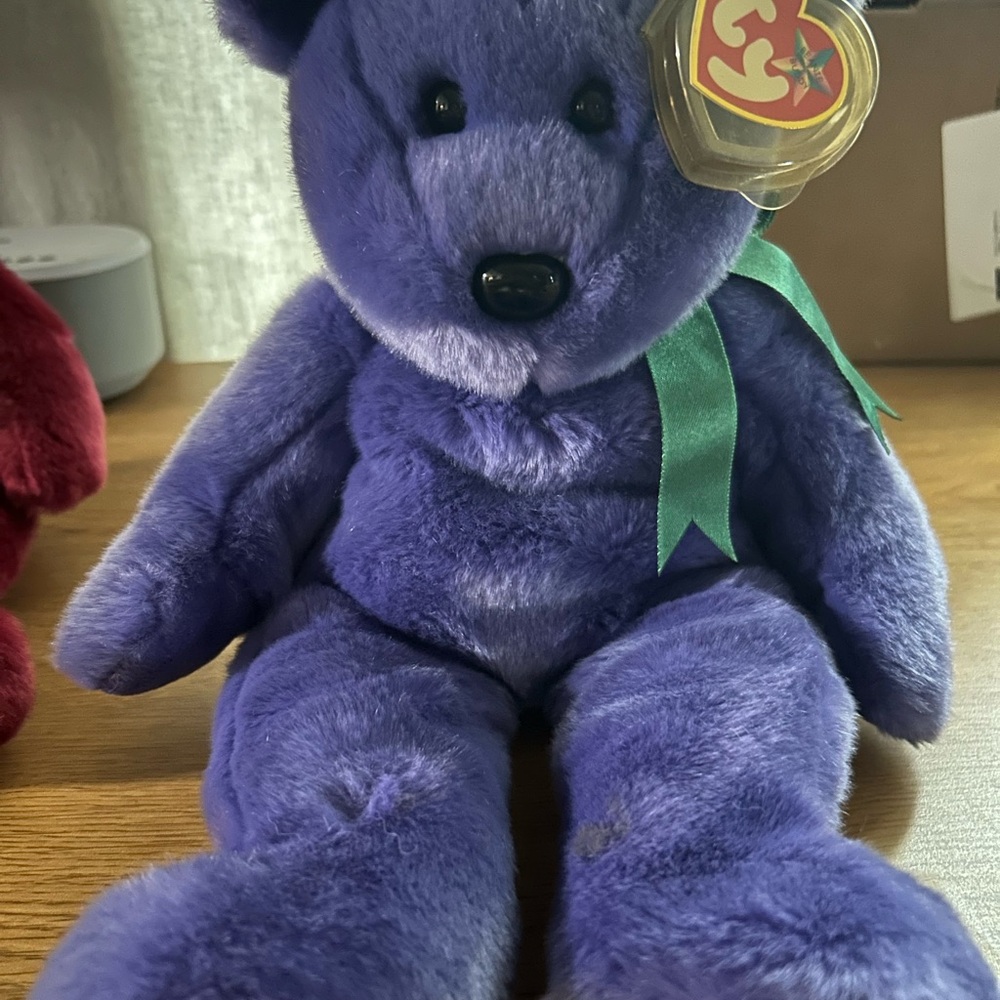 Purple TY employee Bear